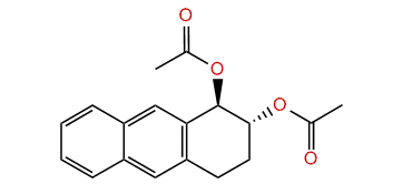 trans-1,2,3,4-Tetrahydroanthracene-1,2-diol diacetate